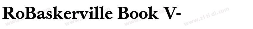 RoBaskerville Book V字体转换